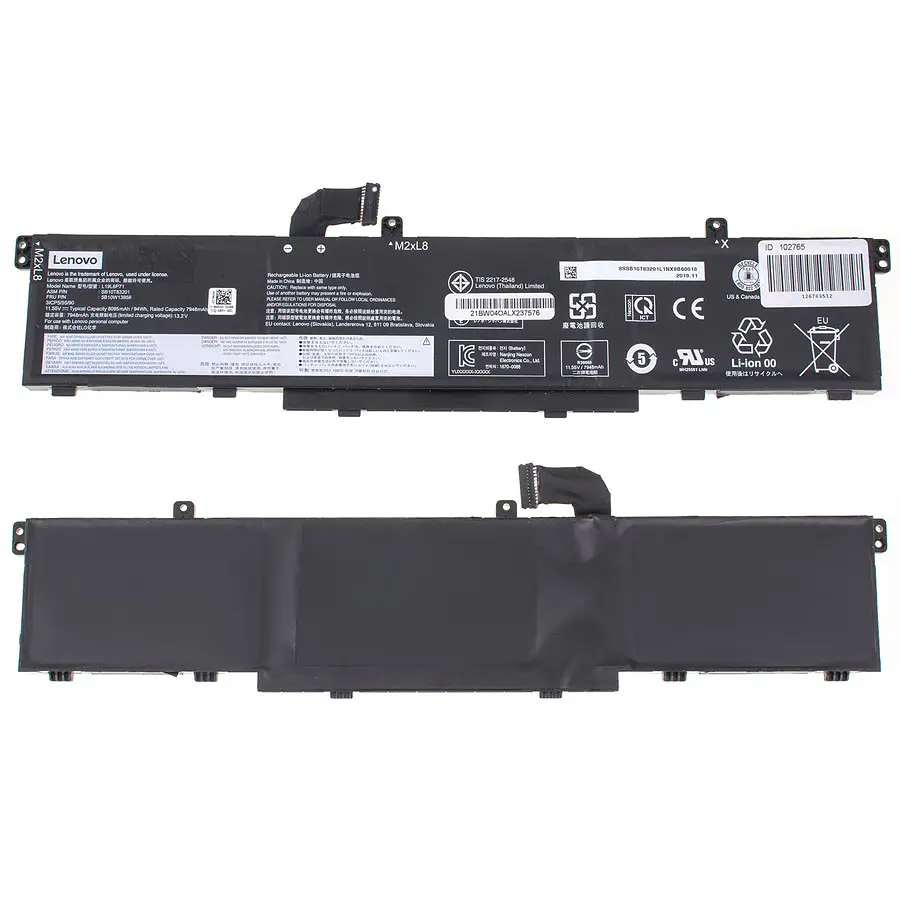 Батарея для ноутбука Lenovo L19L6P71 (ThinkPad P17 Gen 1) 11.52V 94Wh Чорний (5B10W13958) - фото 2