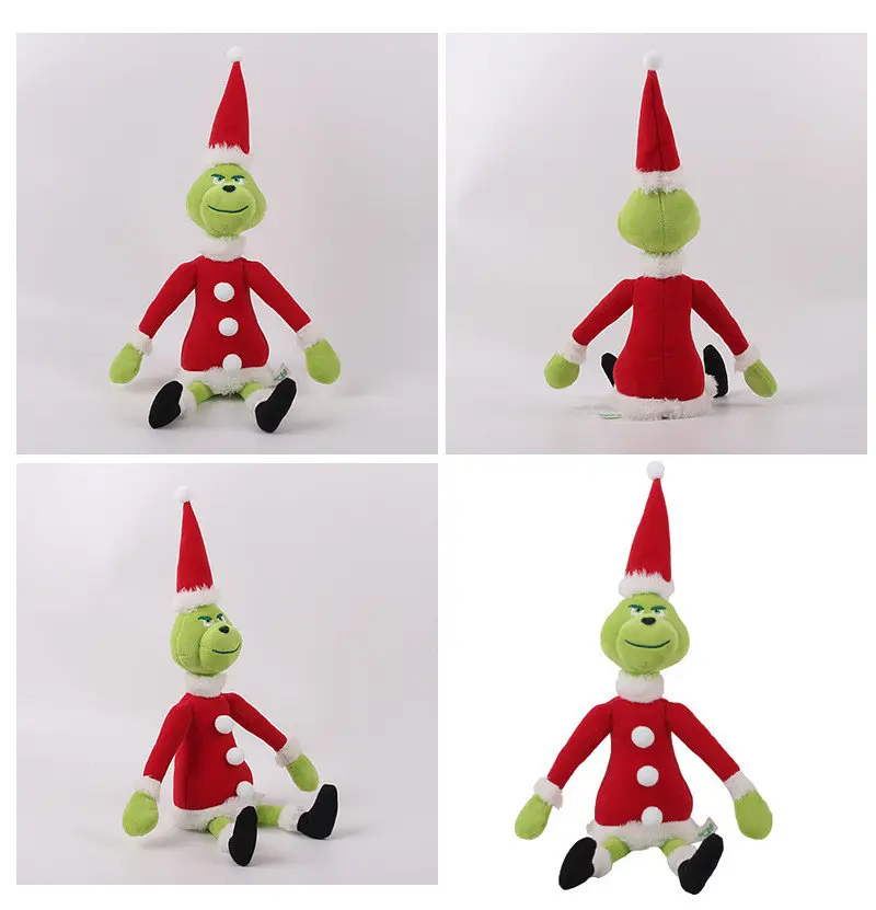М'яка іграшка Грінч Санта Grinch 30 см - фото 3
