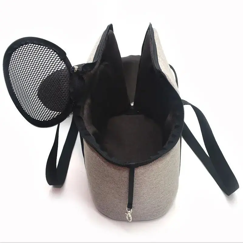 Сумка-переноска Matys Магнус №2, 47х35х27 см, бежева з коричневим - фото 4