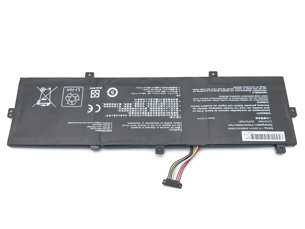Акумулятор C31N1620 для ноутбука Asus UX430, UX430UA, UX430UN, UX430UQ (11.55V 3400 mAh 39Wh) - фото 2