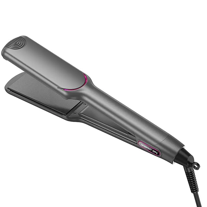 Випрямляч для волосся Hoco HP42 Wide board hair straightener with digital display Gray - фото 2