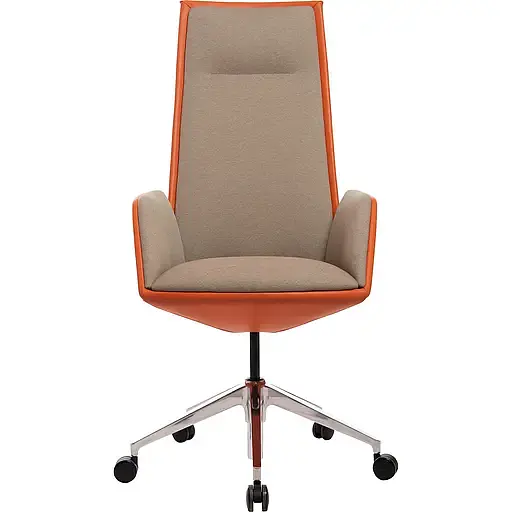Офисное кресло GT Racer X-1916 FABRIC, желто-оранжевое (X-1916 FABRIC Orange/Flaxen) - фото 2