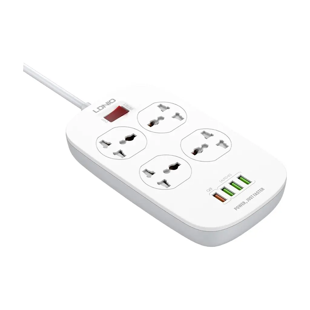 Сетевой фильтр питания LDNIO SC4407Q 4роз. 4USB 2м (SC4407Q) - фото 5