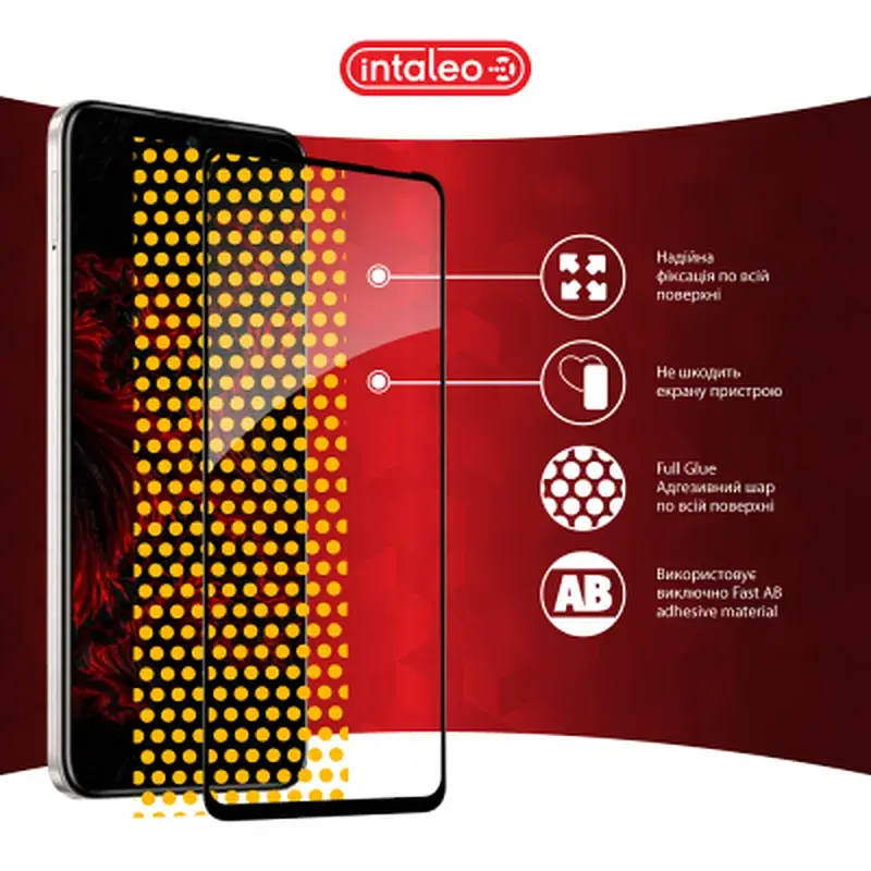 Скло захисне Intaleo Full Glue Infinix Hot 50 Pro Black (1283126598692) - фото 7