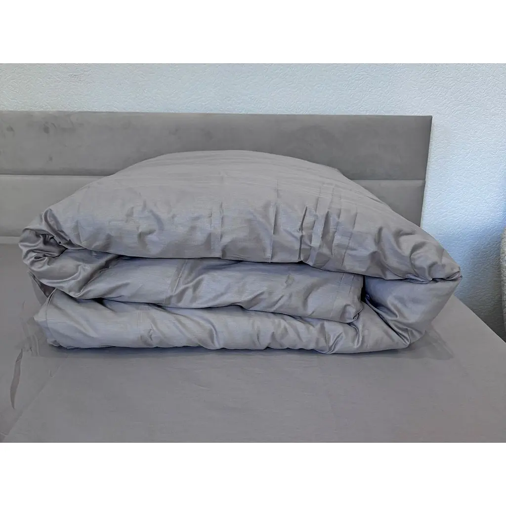 Підковдра Ecotton Chateau Grey сатин 150х215 см сіра (24765) - фото 2