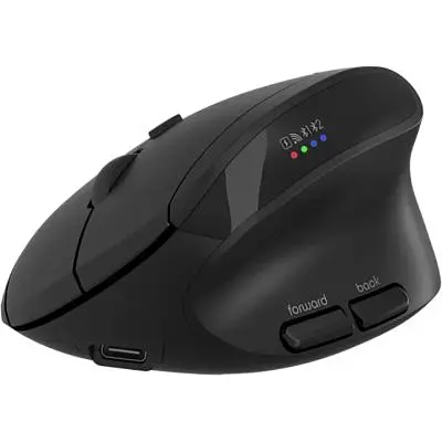 Комп'ютерна мишка Canyon MW-25 LED Silent Wireless/Bluetooth Black (CNS-CMSW25) - фото 2