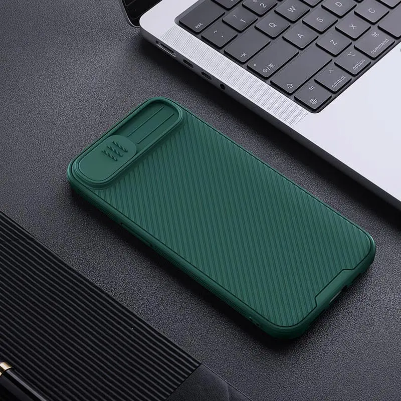 Чохол Nillkin CamShield Pro для Apple iPhone 16e 6.1 Deep Green - фото 6