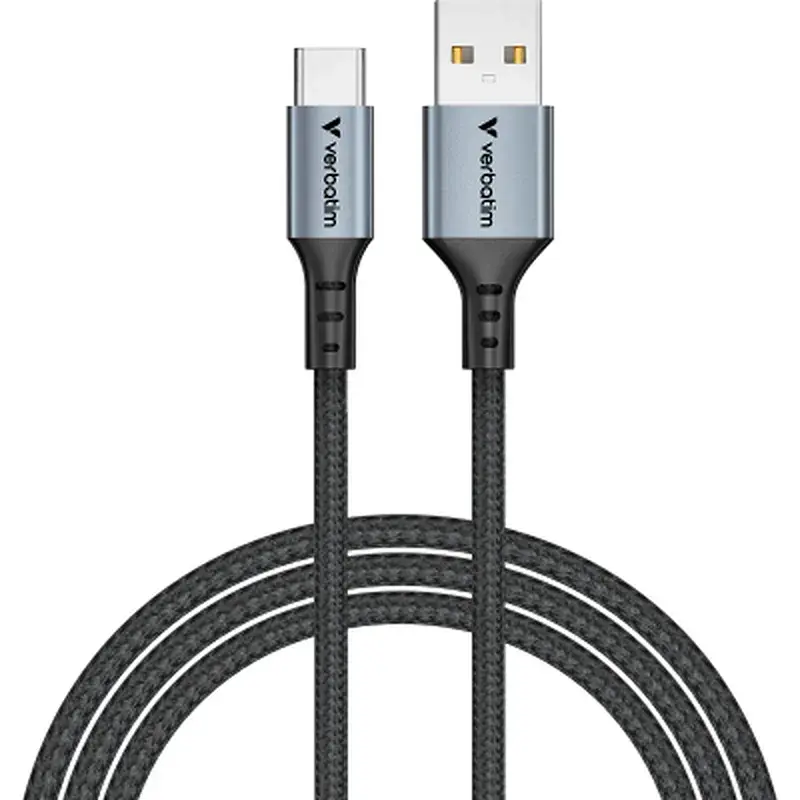 Дата кабель USB 2.0 AM to USB-C 1.2m black Verbatim (31843)