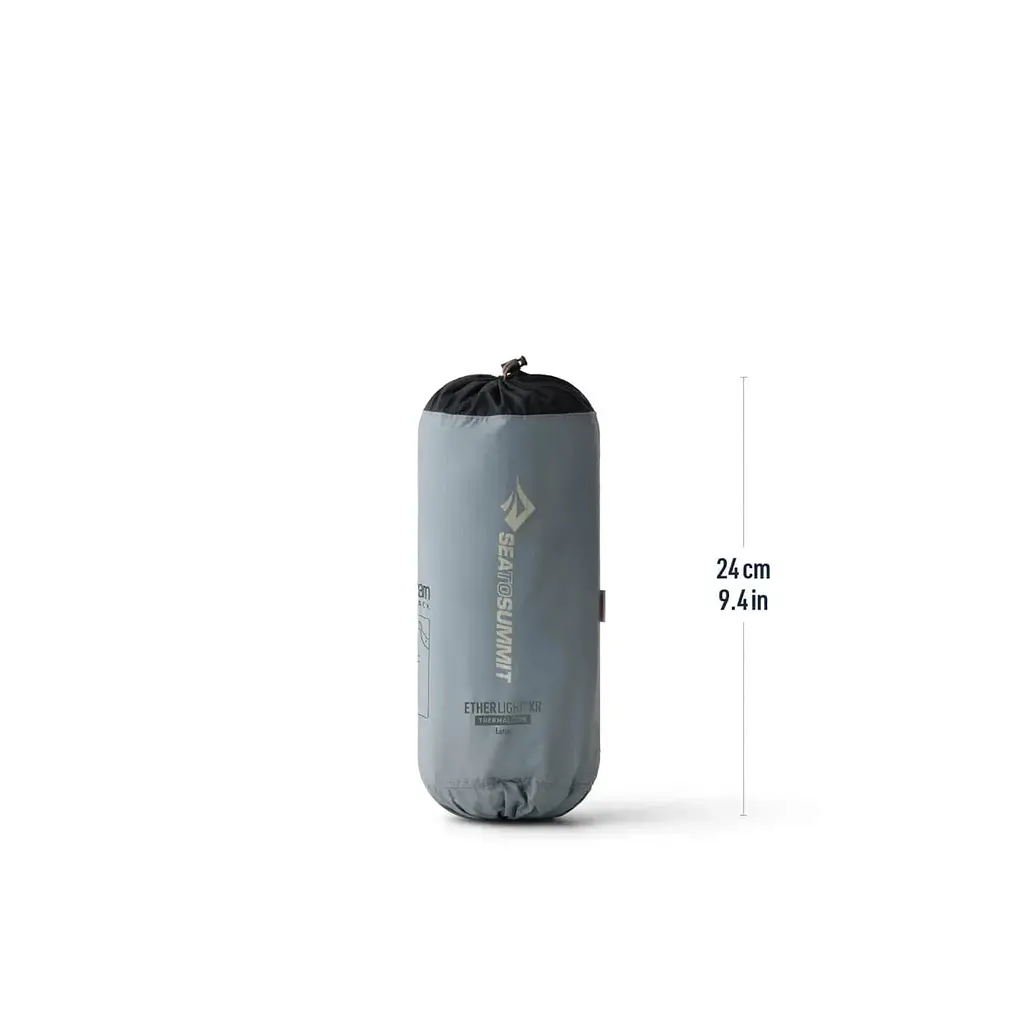 Килимок надувний Sea to Summit Ether Light XR Insulated ASC Mat, Large Сірий - фото 3