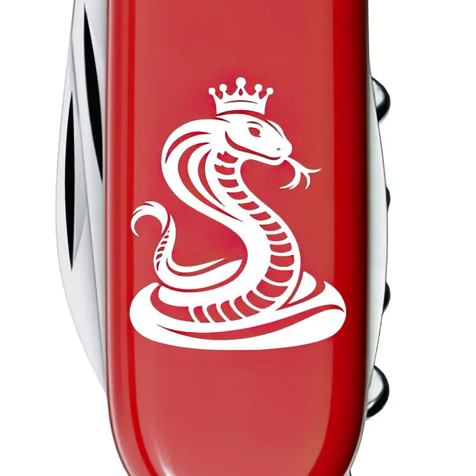 Складаний ніж Victorinox SPARTAN ZODIAC Кобра з короною 1.3603.Z4330u - фото 4