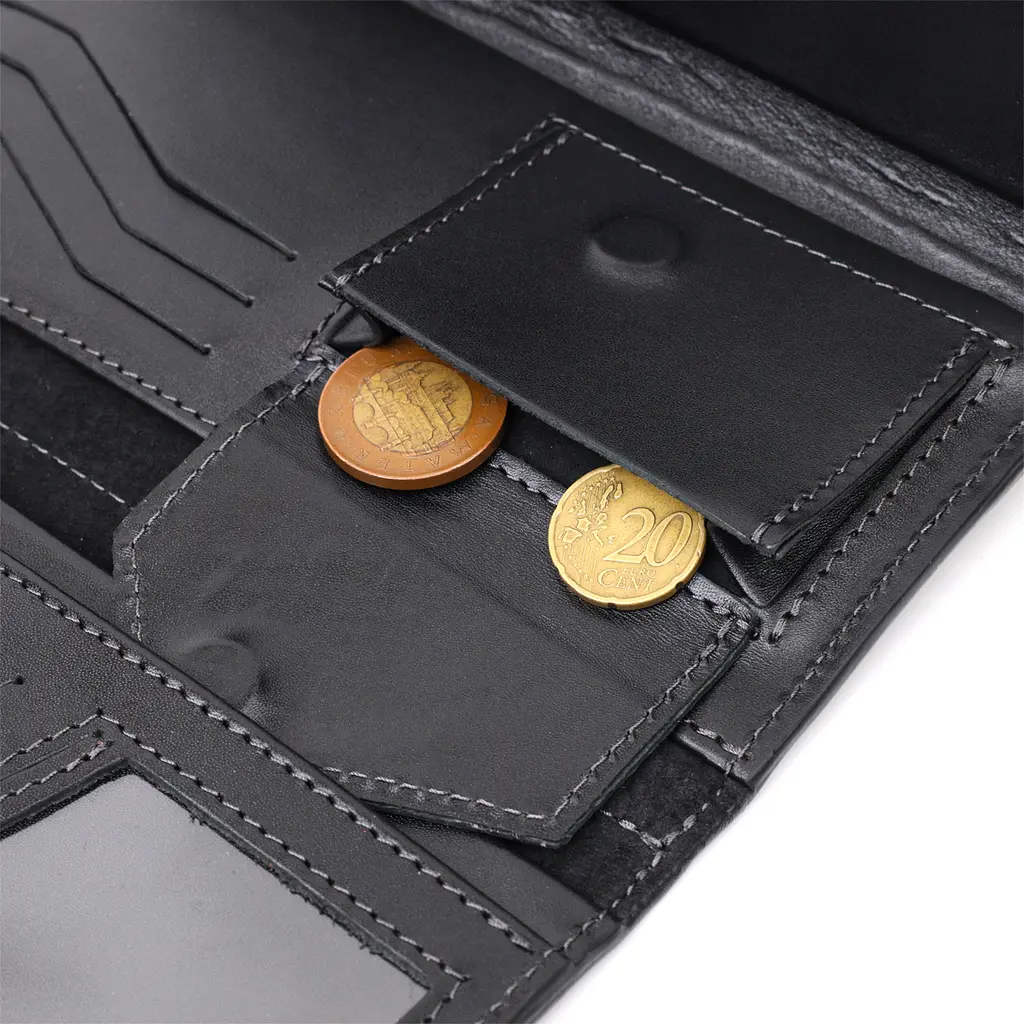 Кожаный женский кошелек Grande Pelle 21х10.5х2 см acs0027017 - фото 6