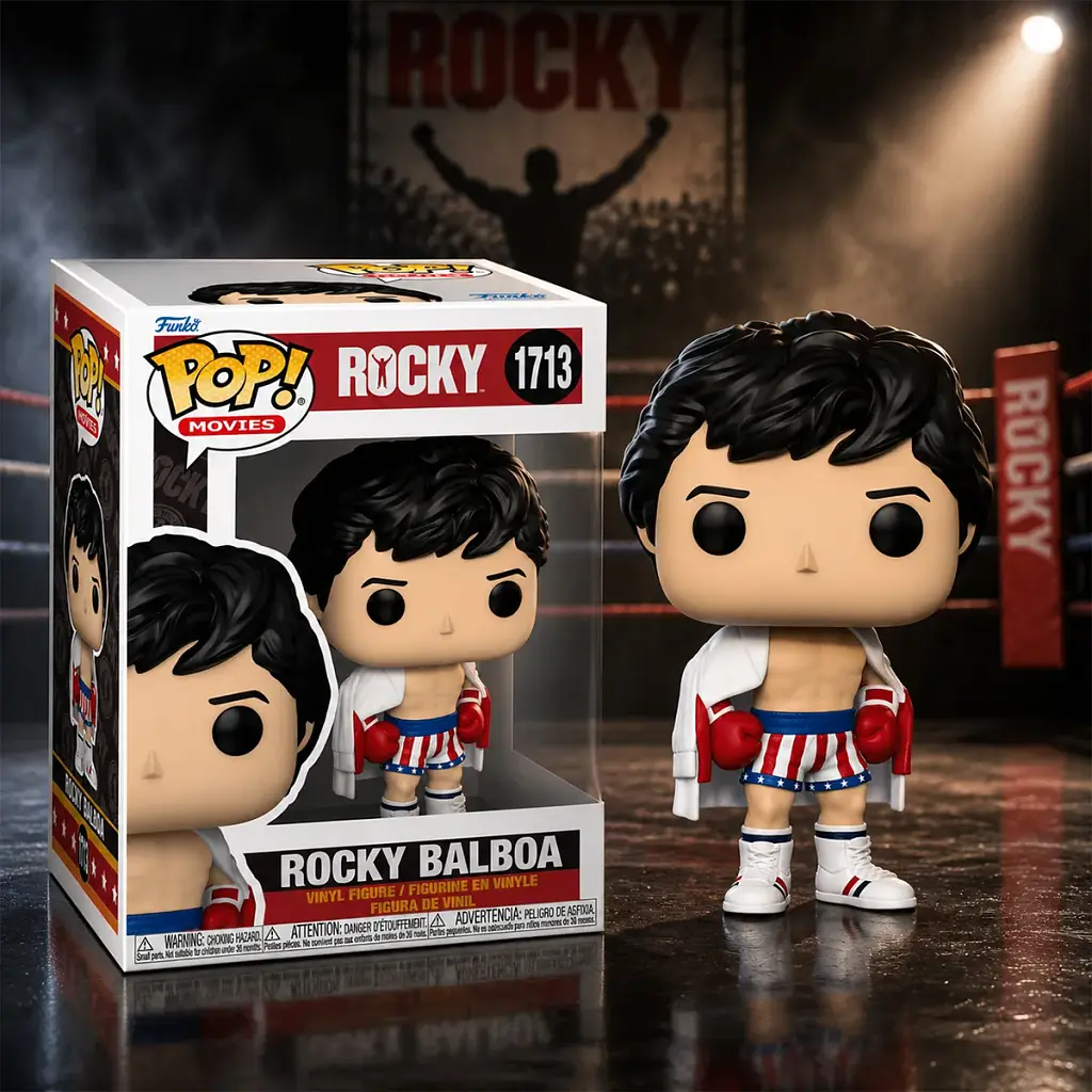 Фігурка Funko Pop серії Роккі 4 - Роккі Бальбоа (83548) - фото 3