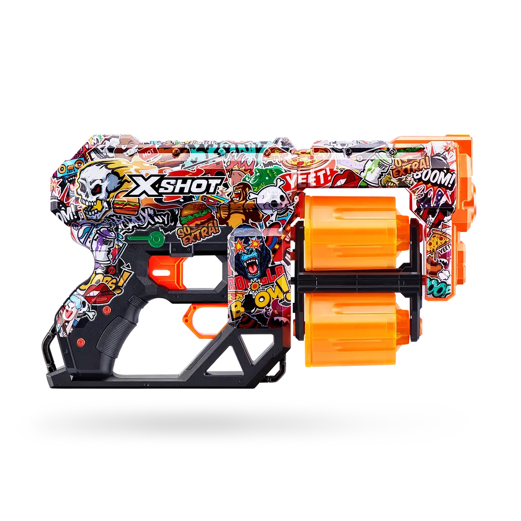 Швидкострільний бластер Zuru X-Shot Skins Dread Sketch, 12 патронів (36517H) - фото 2