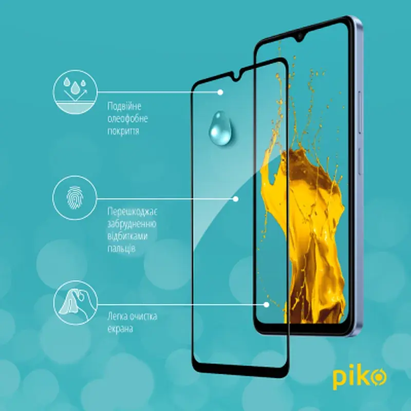 Скло захисне Piko Full Glue Xiaomi Redmi A3 Black (1283126591228) - фото 4