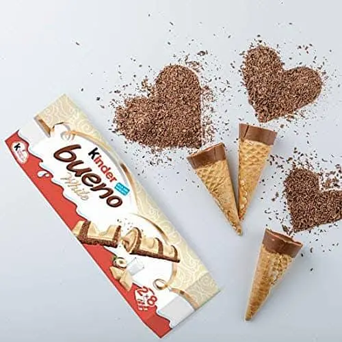 Шоколадний батончик Kinder Bueno White 312 г - фото 5