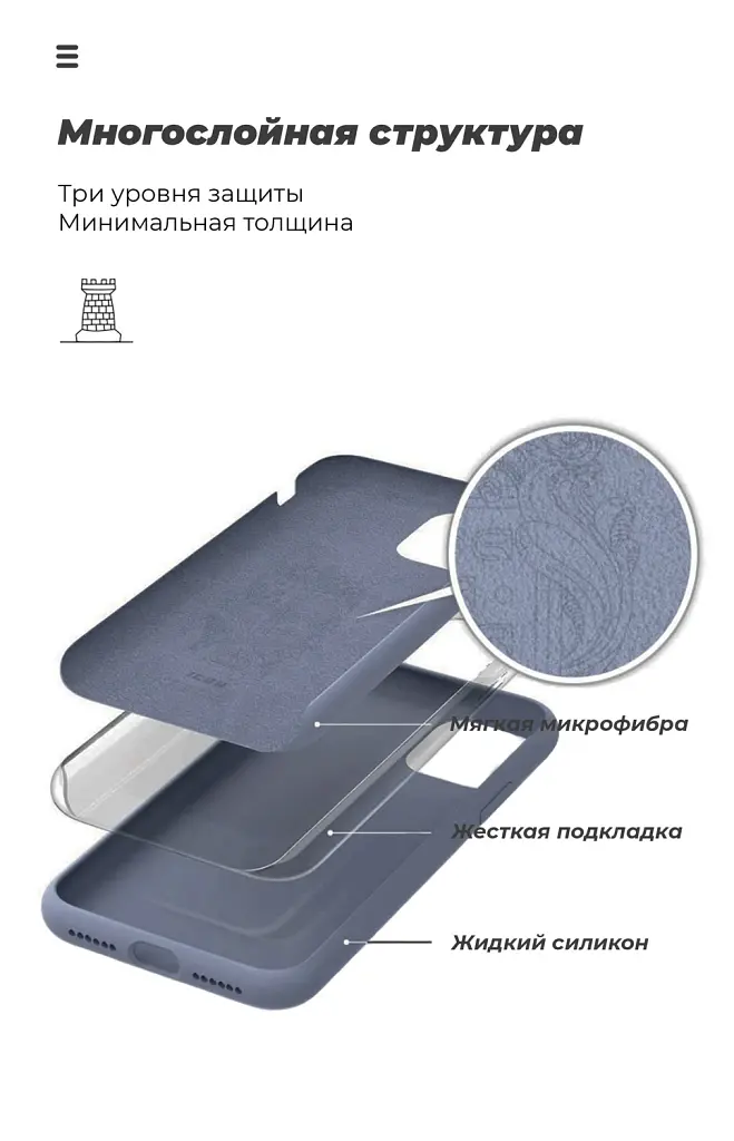 Чохол ArmorStandart ICON для Huawei P Smart S Blue - фото 6