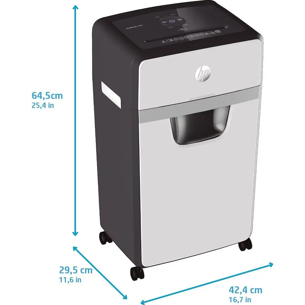 Шредер HP OneShred 16MC (2808) [109883] - фото 6