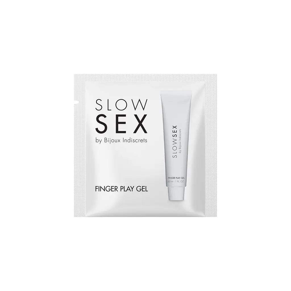 Пробник гель-змазки для мастурбації Bijoux Indiscrets Slow Sex Finger Play Gel