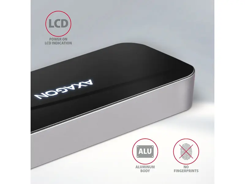 USB-хаб AXAGON USB-C 6 in1 0.2м (HMC-6H4A) - фото 7