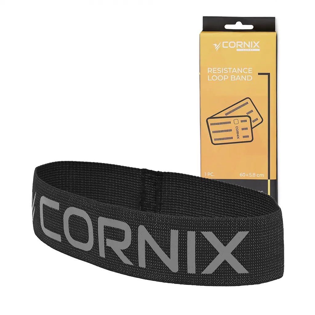 Резинка для фитнеса и спорта Cornix Loop Band из ткани 14-18 кг XR-0140 - фото 3