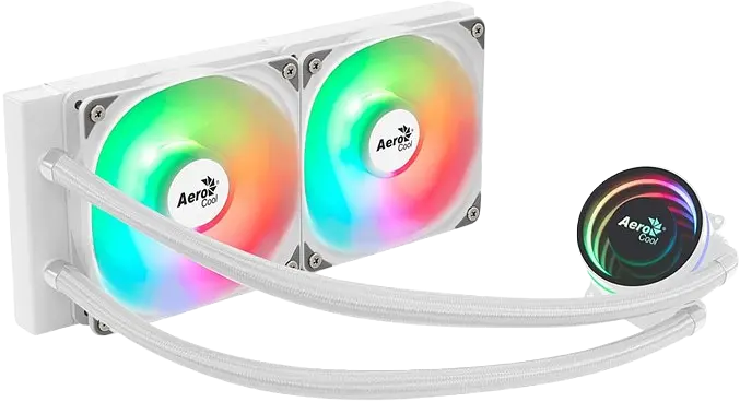 Водяне охолодження AeroCool Oasis L240 ARGB White (ACLA-OA24117.21) - фото 4