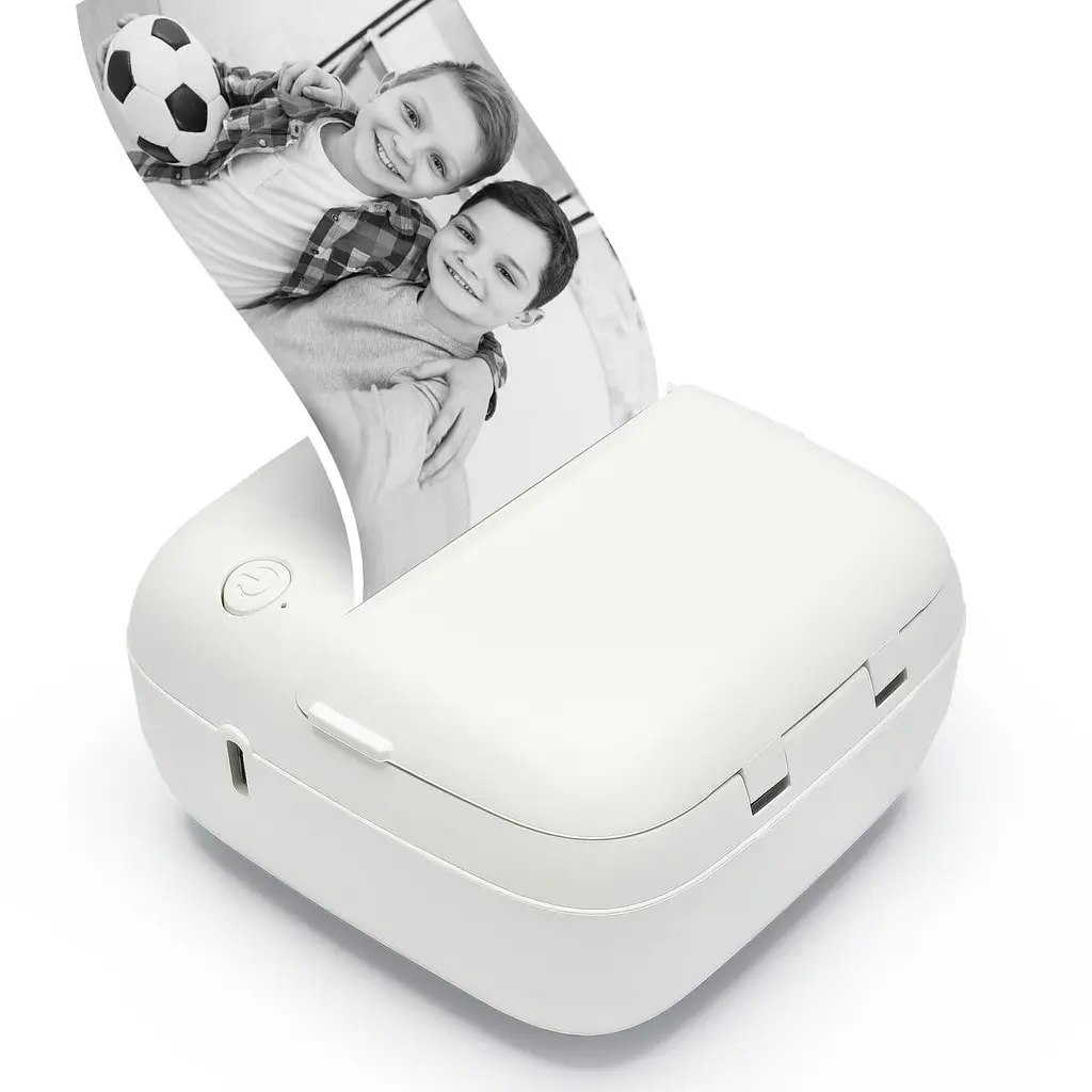 Bluetooth термопринтер JETIX Mini Printer Student 2 | Портативний принтер нічник із набором термопаперу в комплекті - фото 3