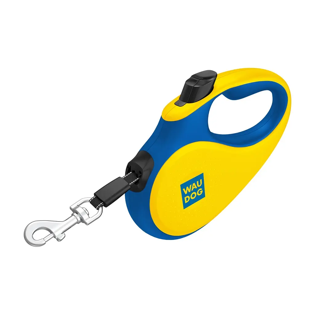 Повідець для собак WAUDOG R-leash Colors of freedom світловідбиваюча стрічка М 5 м (382-4020)