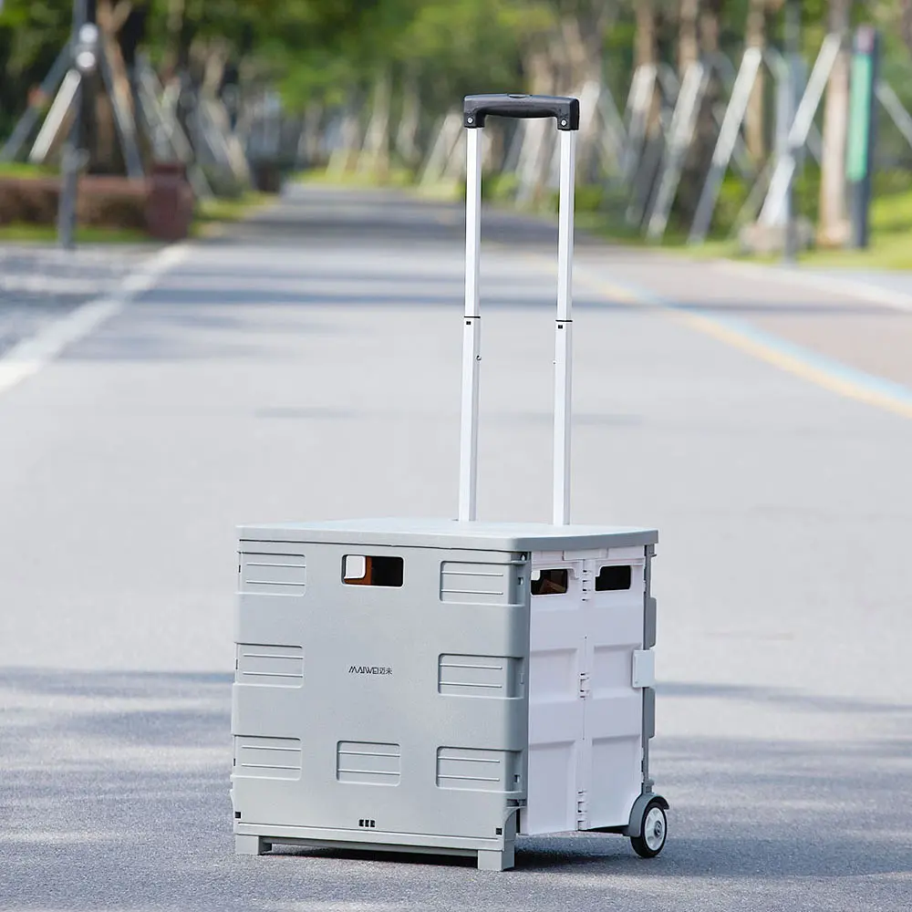 Складаний переносний візок Xiaomi MAIWEI Folding Storage Trolley Case 55L (TN-SNX02) - фото 5