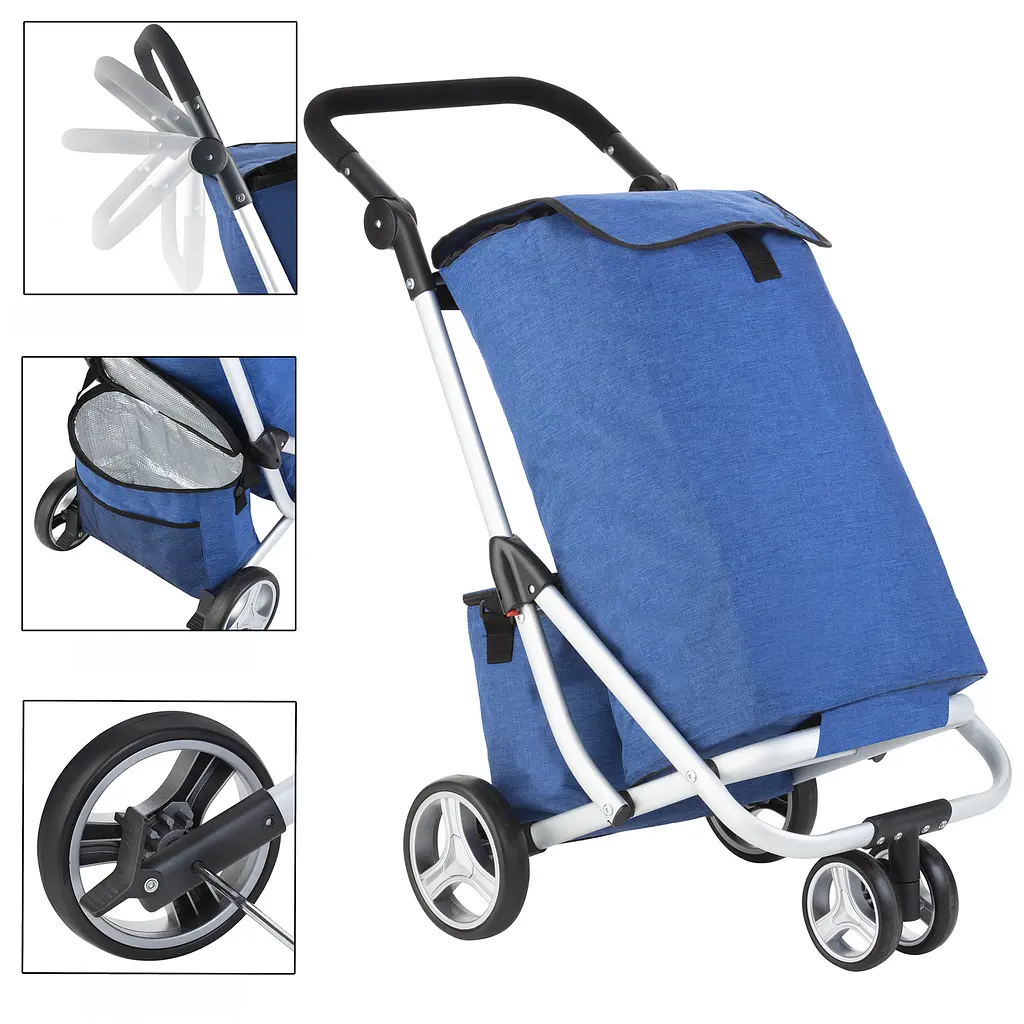 Сумка-візок ShoppingCruiser 3 Wheels Blue (650062) - фото 3