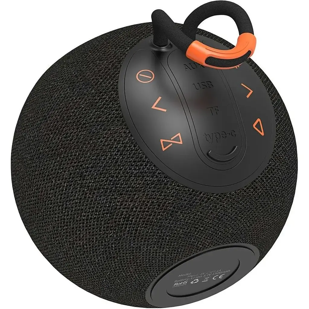 Портативна колонка XPRO H52 10Вт USB AUX FM Bluetooth чорна (H52) - фото 5