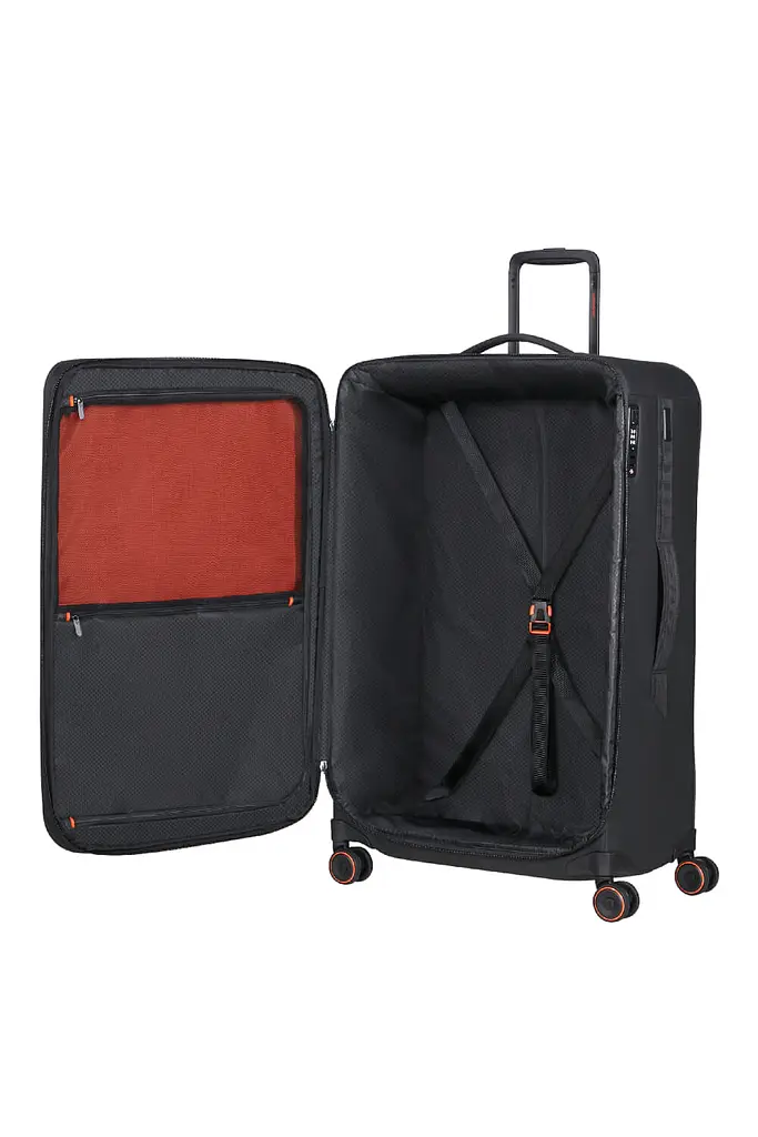 Валіза 78 См Samsonite GLAZED BLACK 78x48x32(35) KT9*09003 - фото 2