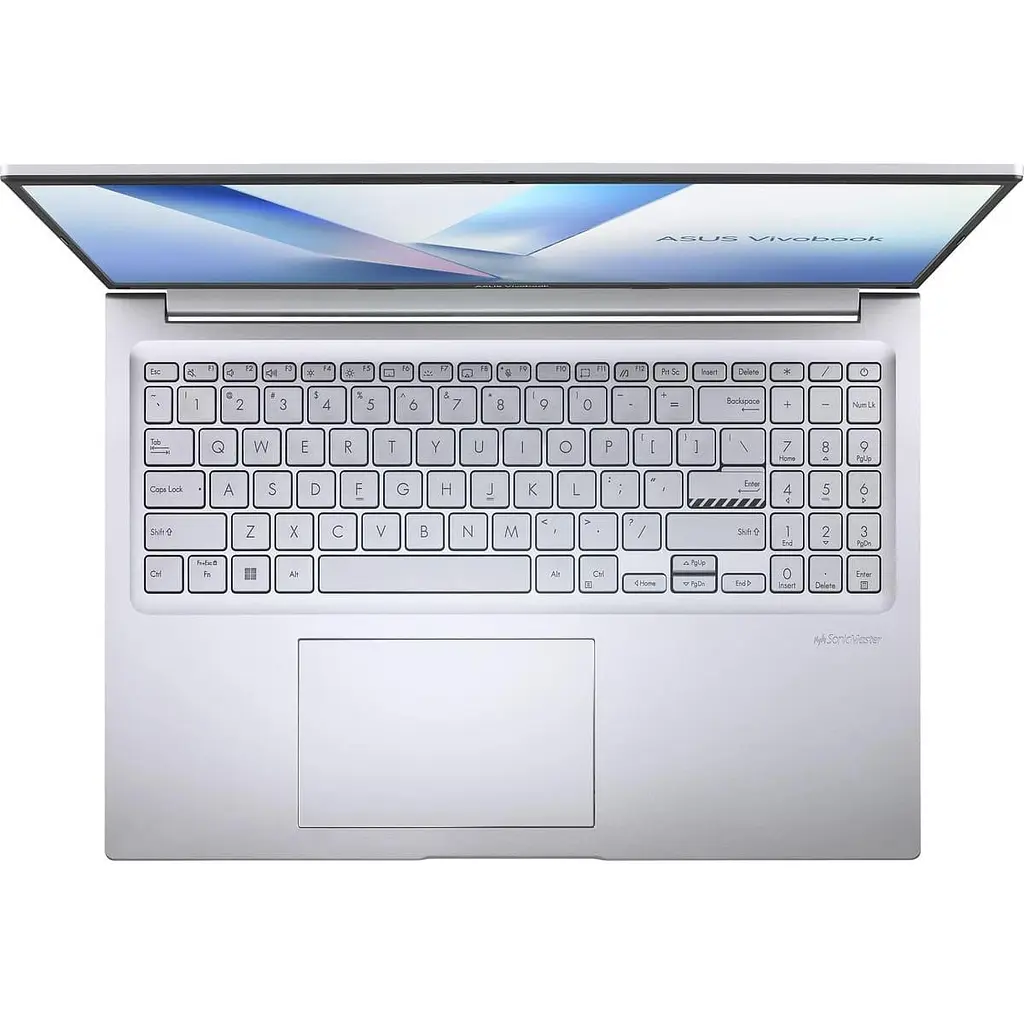 Ноутбук ASUS Vivobook 16 OLED X1605VA-SH2457 (16 FHD OLED, Intel C9-270H, 24 GB, 1 TB, Intel Graphics, DOS) Cool Silver (90NB13W2-M00CU0) - фото 4