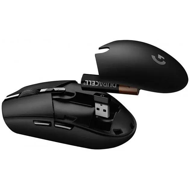 Бездротова оптична ергономічна миша Logitech G304 чорна (ЦУ-00032453) - фото 4