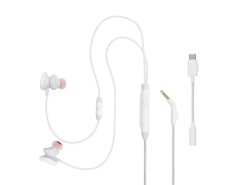 Навушники з мікрофоном JBL Quantum 50C White (QTUM50CWHT) - фото 2