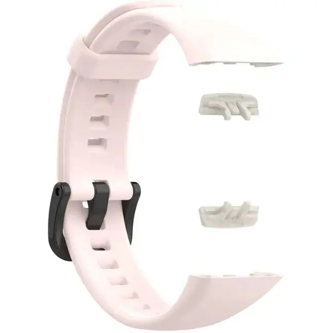 Ремінець DK Silicone Sport Band Classic для Honor Band 6 / 7 (011342) (pink) - фото 2