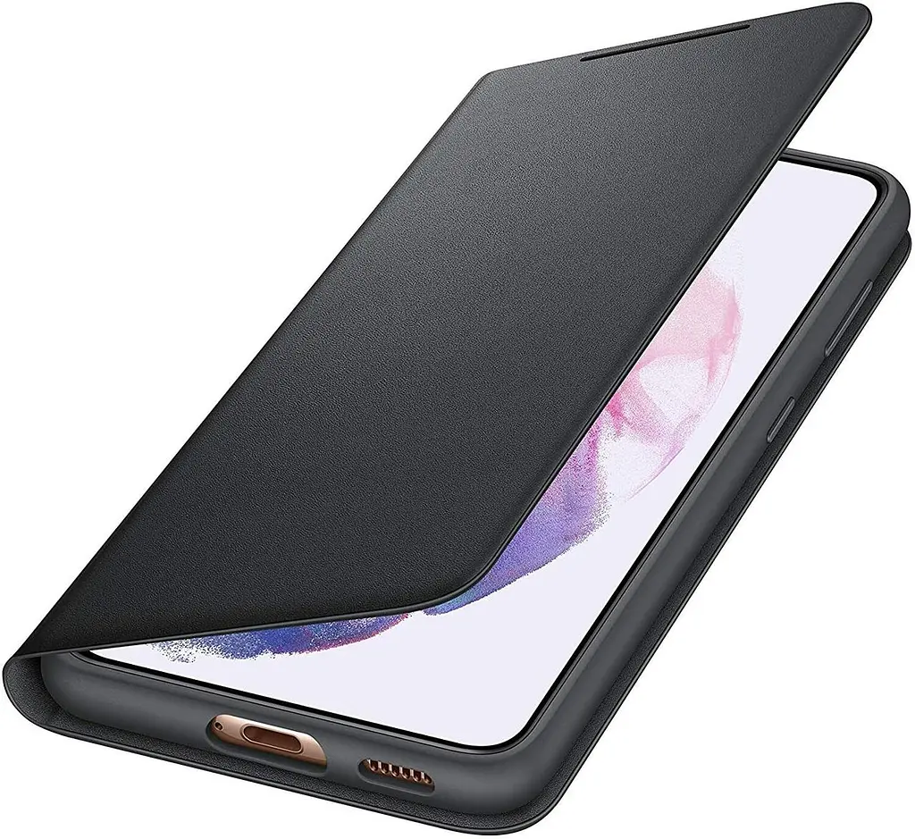 Чохол-книжка Official LED Wallet View Cover EF-NG991PBEGRU для Samsung Galaxy S21 (6.2") Чорний - фото 3