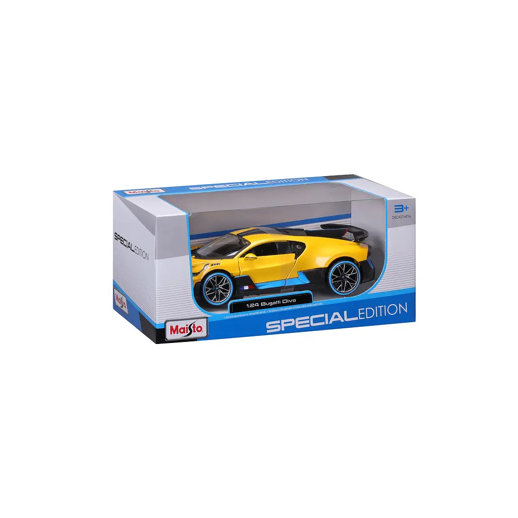 Игровая автомодель Maisto Bugatti Divo 1:24 (31526 yellow) - фото 17