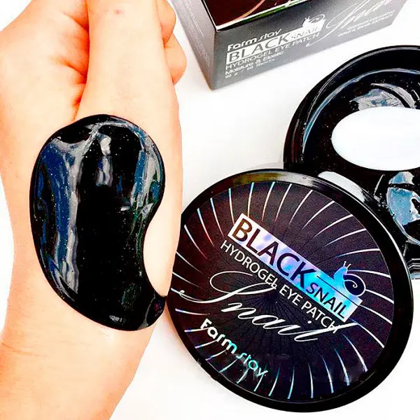 Гидрогелевые патчи для глаз с муцином черной улитки Black Snail Hydrogel Eye Patch FarmStay 60 шт - фото 3