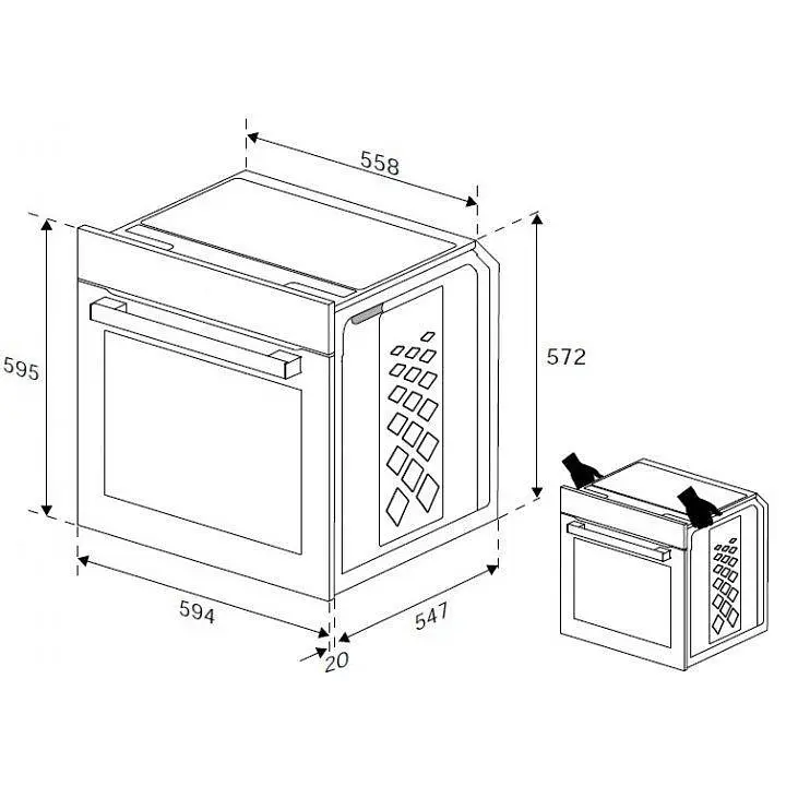 Духовка електрична Beko BBIE123002XD - фото 9