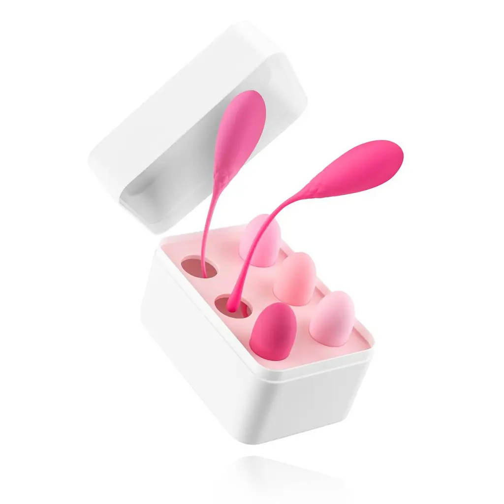 Набір вагінальних кульок Teazers Kegel Balls Set, 6 шт (рожевий) - фото 2