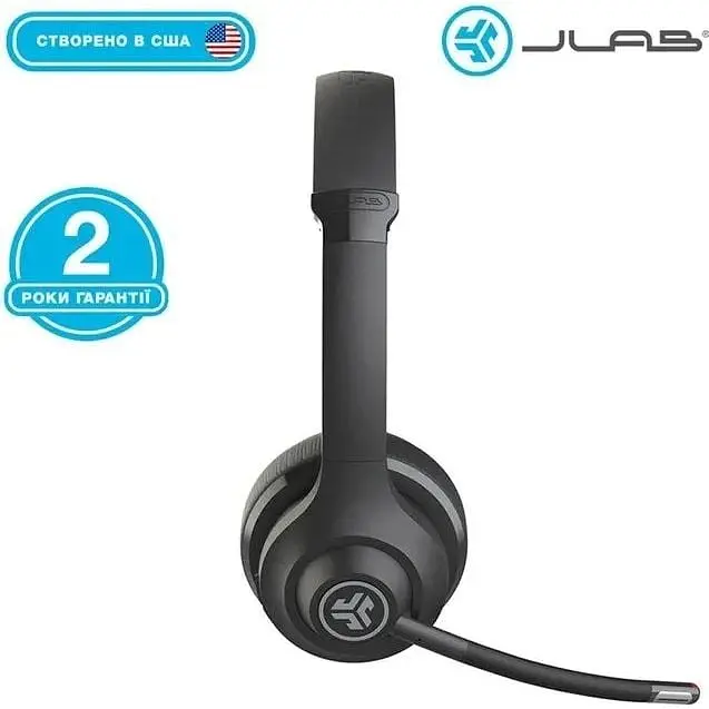 Навушники JLAB Go Work Wireless Headset Black (IEUHBGOWORKRBLK4) - фото 4