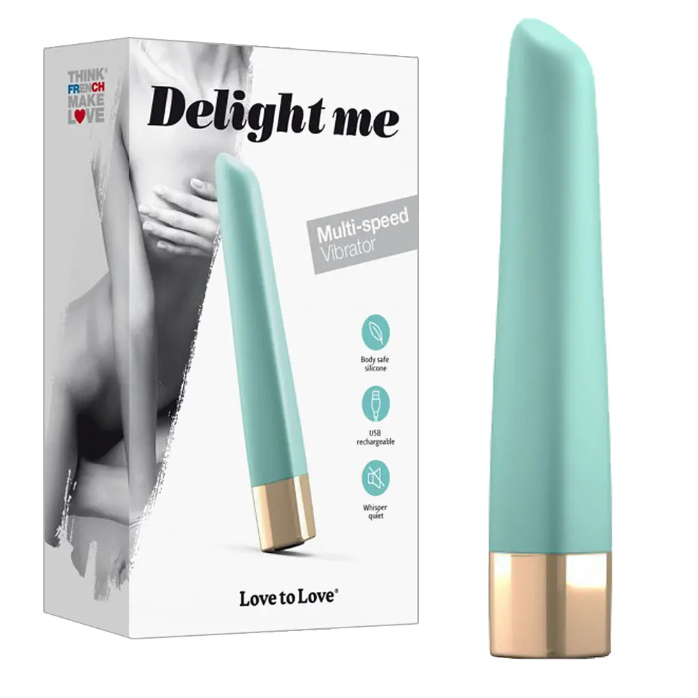 Вибратор Love To Love Delight Me 12.5 см мятный - фото 4