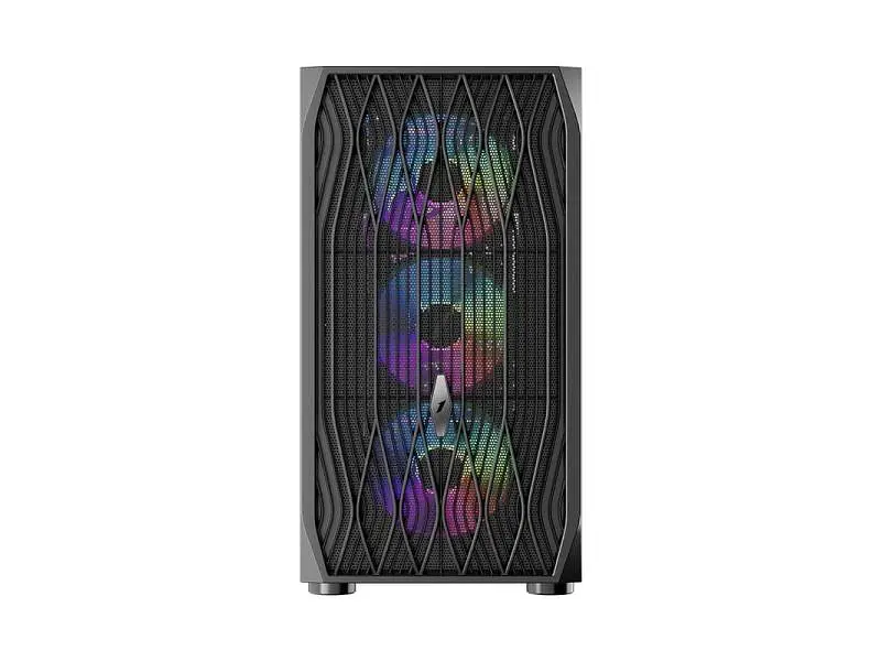 Корпус 1stPlayer AY7-BK-4F1 Black - фото 3