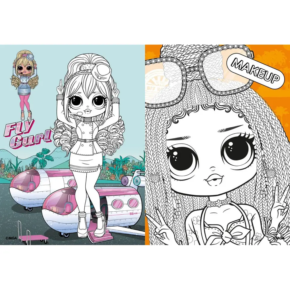 Дитяча книжка-розмальовка "Travel Sunset" Ідейка LCB6 зі стікерами - фото 2