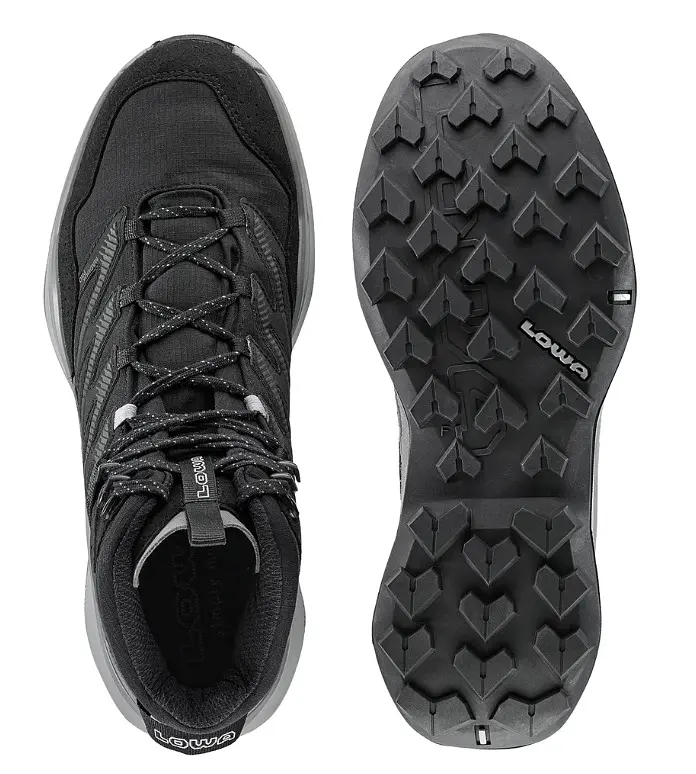 Ботинки Lowa Maddox Pro GTX MID 45 Черный-Серый - фото 4