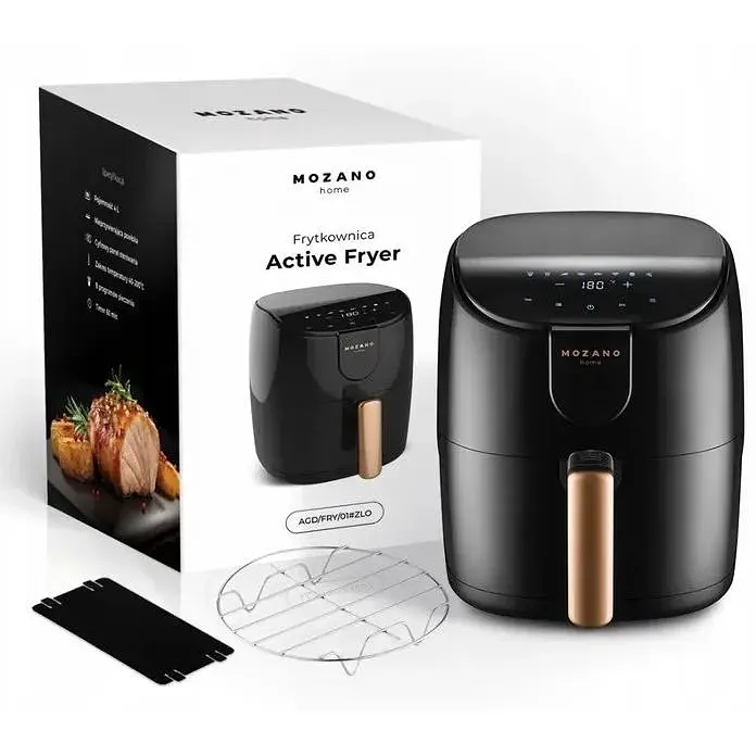 Аерофритюрниця Mozano AGD/FRY/01#ZLO 1500 Вт 4 л 8 авто програм - фото 6