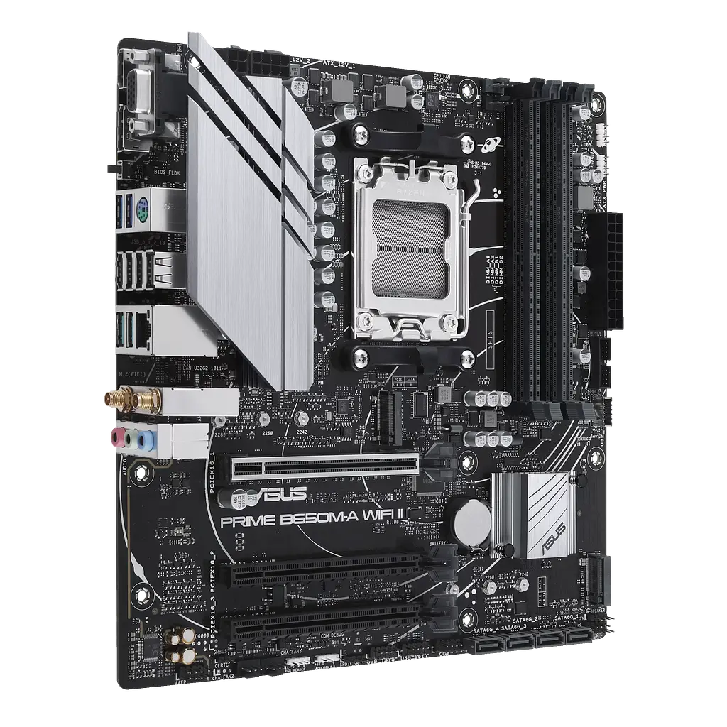Материнська плата Asus B650M-A Prime Wi-Fi II Socket AM5 (PRIME B650M-A WIFI II) - фото 2