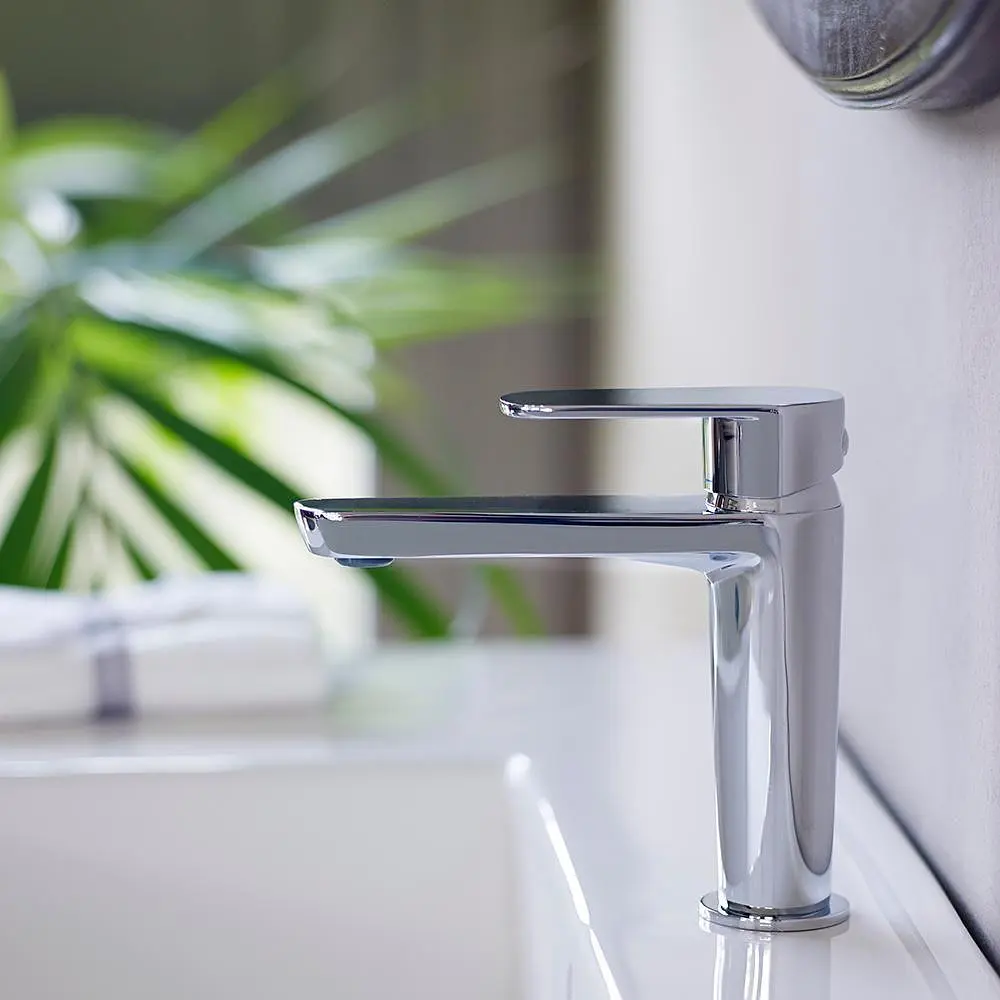 Змішувач для раковини Ramon Soler Alexia одноважільний із запобіжником температури води 16.5 см хром (3604) - фото 3