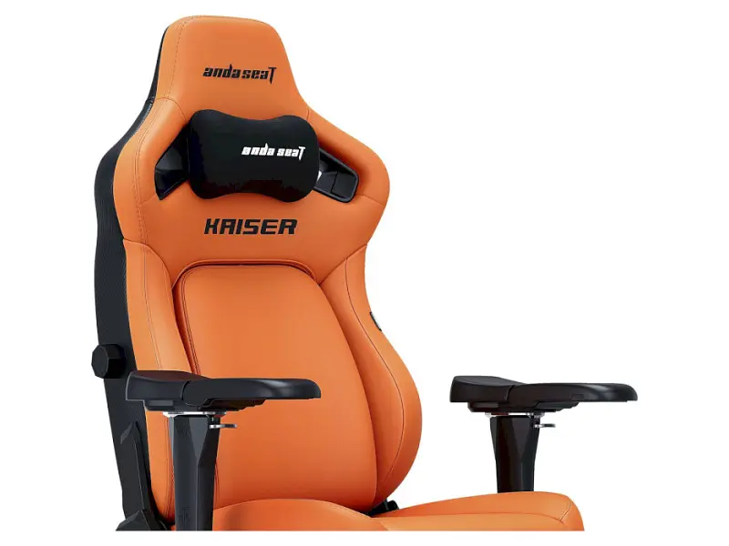 Комп'ютерне крісло для геймера Anda Seat Seat Kaiser 4 XL Orange (AD12YDDC-XLL-20-O-PV/C) - фото 12