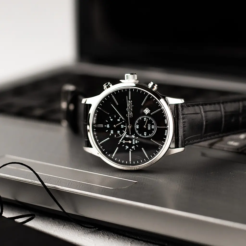 Годинник Lee Cooper Leather Black - фото 6